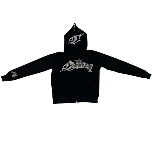 NoVanity Full Zip Hoodie White/Gray