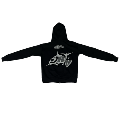 NoVanity Full Zip Hoodie White/Gray