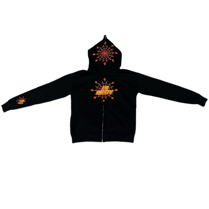 NoVanity Full Zip Hoodie Orange/Yellow